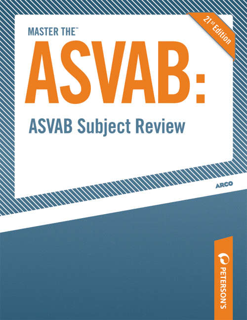 Book cover of Master the ASVAB - ASVAB Subject Review