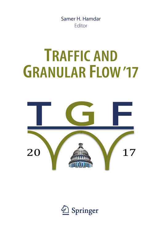 Book cover of Traffic and Granular Flow '17 (1st ed. 2019)