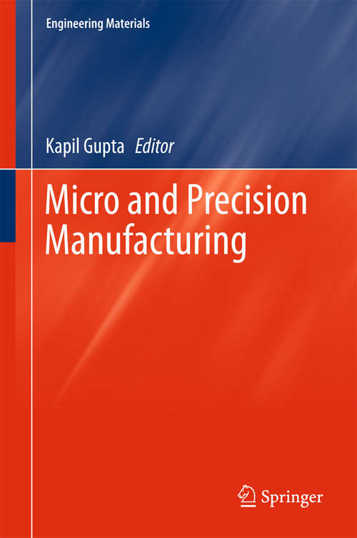 Book cover of Micro and Precision Manufacturing