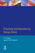 Planning and Monitoring Design Work (Chartered Institute of Building)
