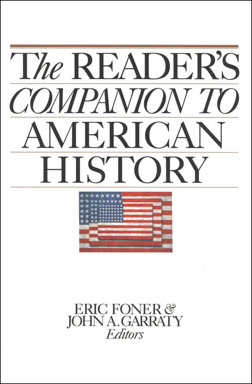 Book cover of The Reader's Companion to American History