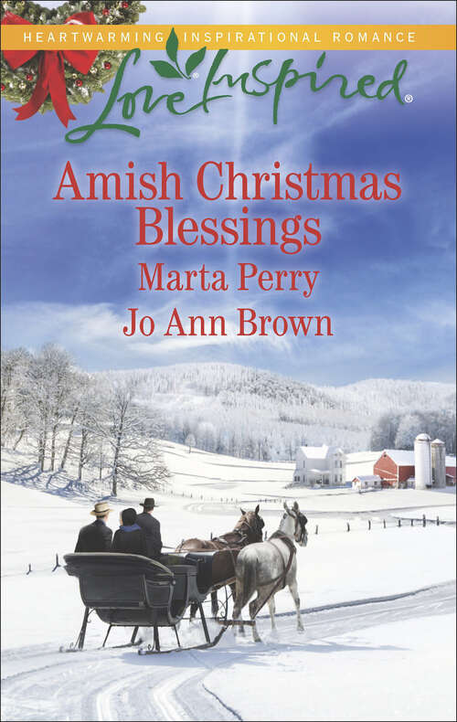 Book cover of Amish Christmas Blessings: The Midwife's Christmas Surprise A Christmas To Remember