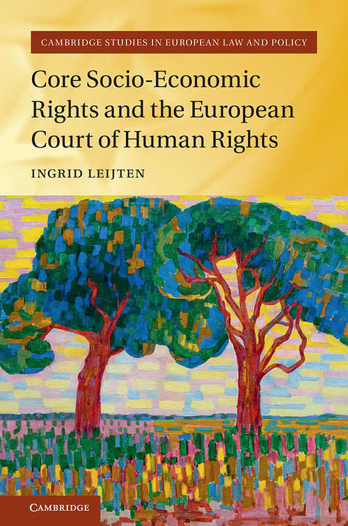 Book cover of Cambridge Studies in European Law and Policy: Core Socio-Economic Rights and the European Court of Human Rights (Cambridge Studies in European Law and Policy)