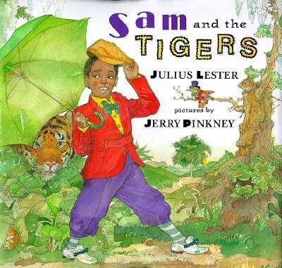 Book cover of Sam and the Tigers: A New Telling of Little Black Sambo