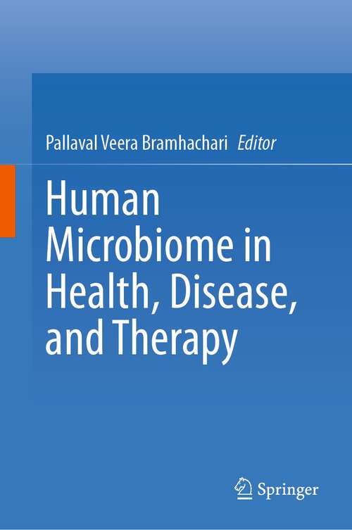Book cover of Human Microbiome in Health, Disease, and Therapy (1st ed. 2023)