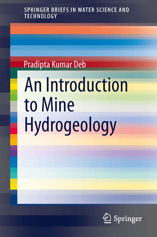Book cover of An Introduction to Mine Hydrogeology