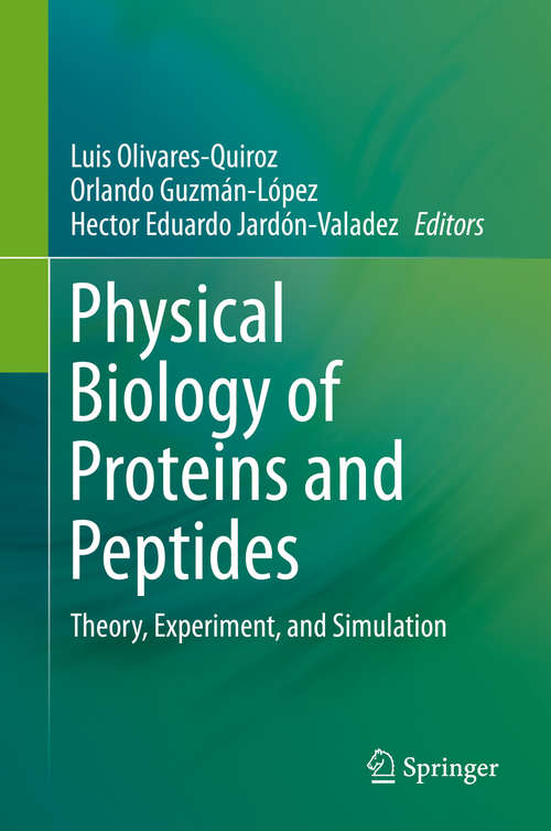 Book cover of Physical Biology of Proteins and Peptides