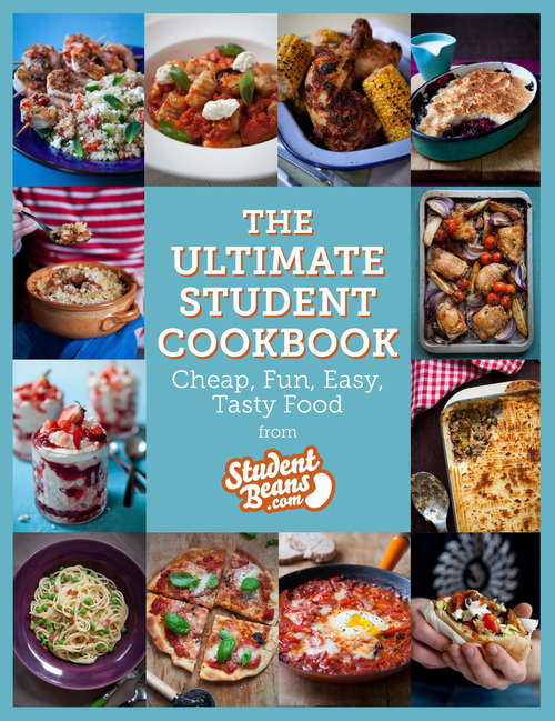 Book cover of The Ultimate Student Cookbook: Cheap, Fun, Easy, Tasty Food