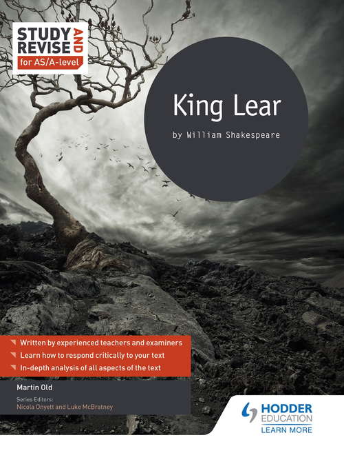 Book cover of Study and Revise: King Lear for AS/A-level