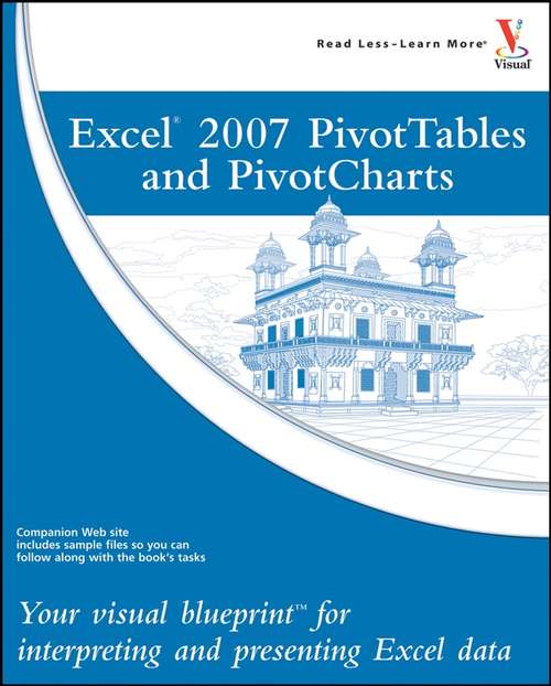 Book cover of Excel 2007 PivotTables and PivotCharts