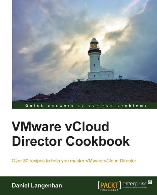 Book cover of VMware vCloud Director Cookbook