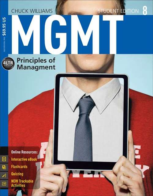 Book cover of MGMT 8 - Principles of Management