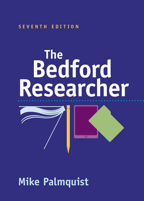 Book cover of The Bedford Researcher (Seventh Edition)