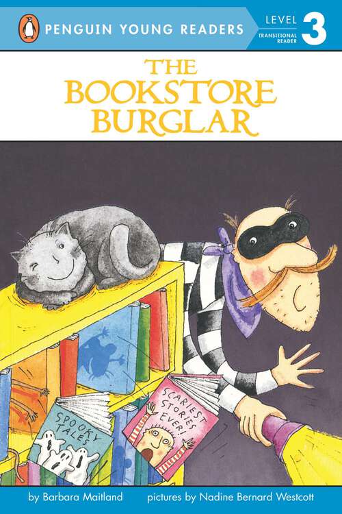 Book cover of The Bookstore Burglar (Penguin Young Readers, Level 3)