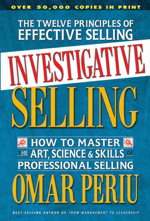 Book cover of Investigative Selling