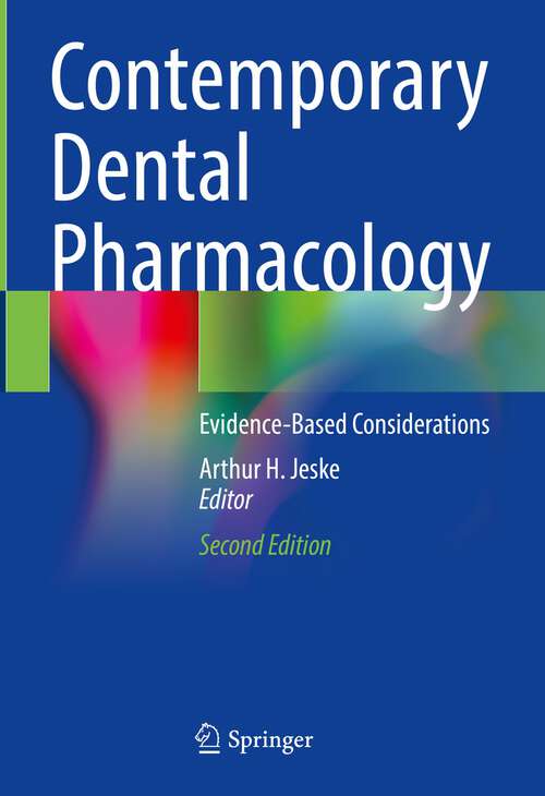Book cover of Contemporary Dental Pharmacology: Evidence-Based Considerations (2nd ed. 2024)