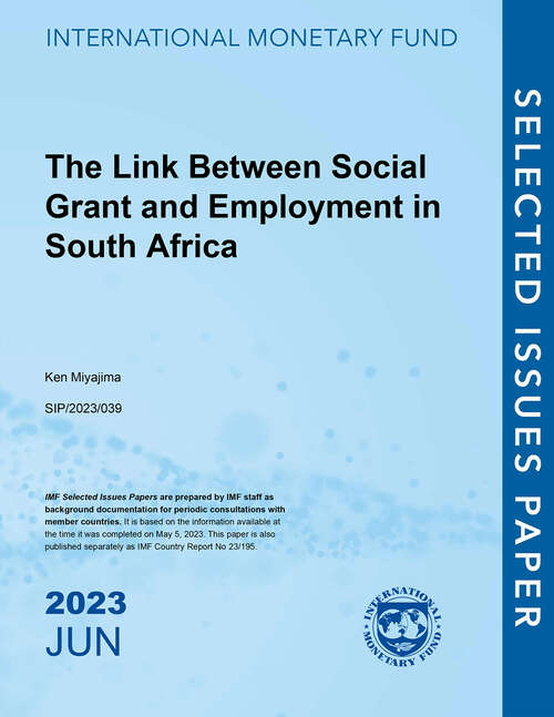Book cover of The Link Between Social Grant and Employment in South Africa