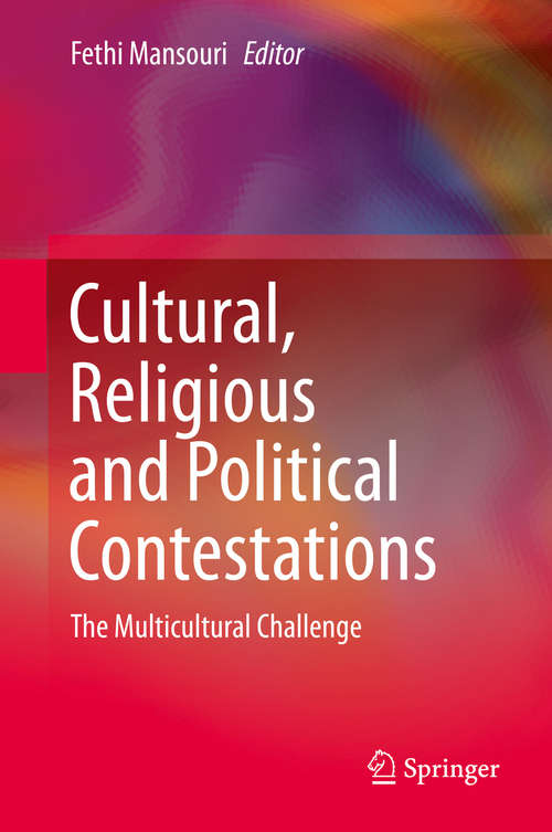 Book cover of Cultural, Religious and Political Contestations