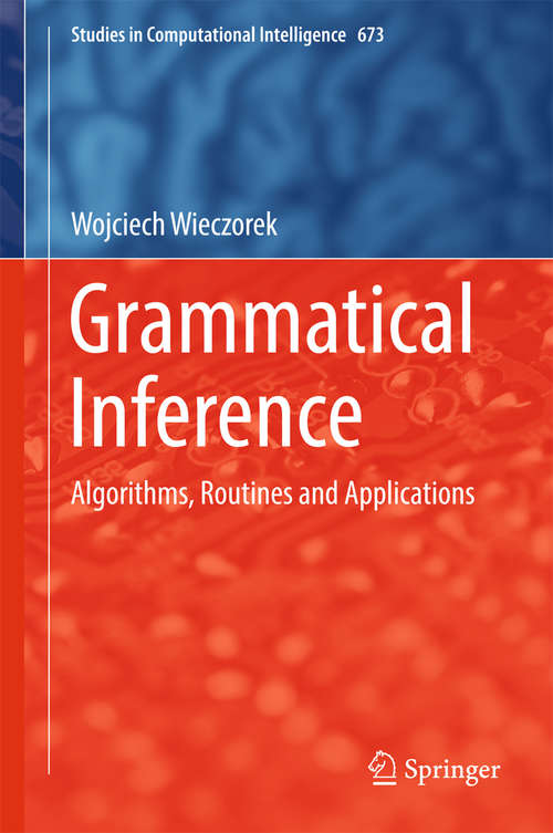 Book cover of Grammatical Inference