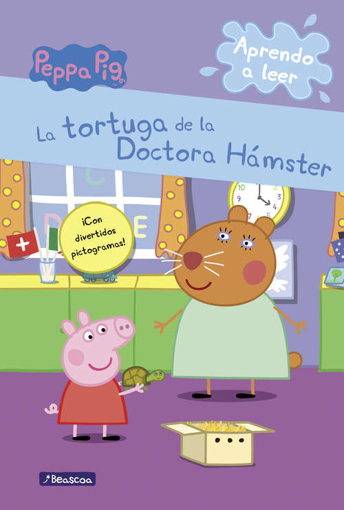 Book cover of La tortuga de la Doctora Hámster (Peppa Pig. Pictogramas: Volumen)