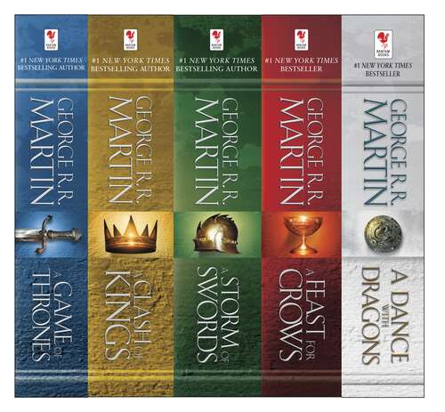 Book cover of A Game of Thrones 5-Book Bundle: (Song of Ice and Fire Series): A Game of Thrones, A Clash of Kings, A Storm of Swords, A Feast for Crows, and A Dance with Dragons