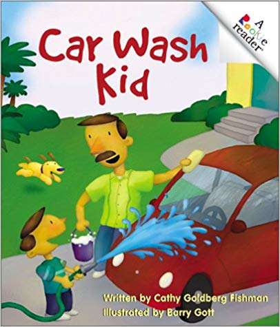 Book cover of Car Wash Kid (Fountas & Pinnell LLI Blue: Level D)