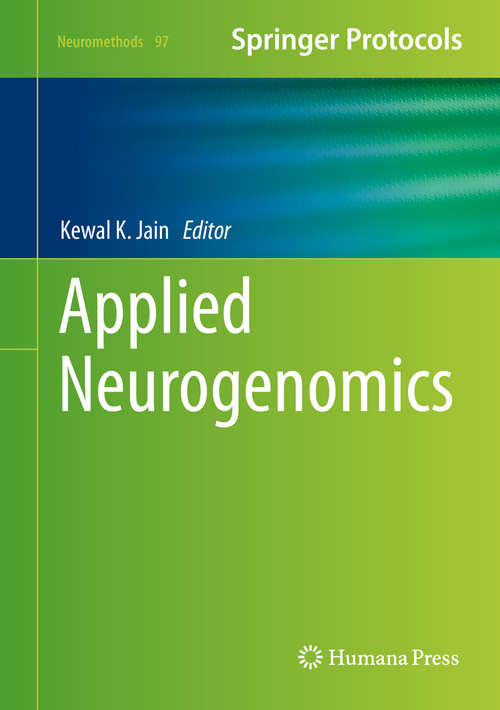 Book cover of Applied Neurogenomics