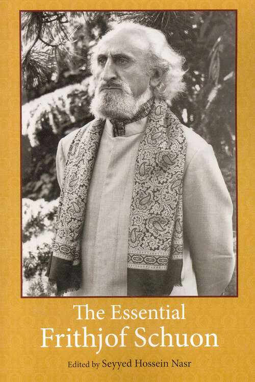 Book cover of The Essential Frithjof Schuon