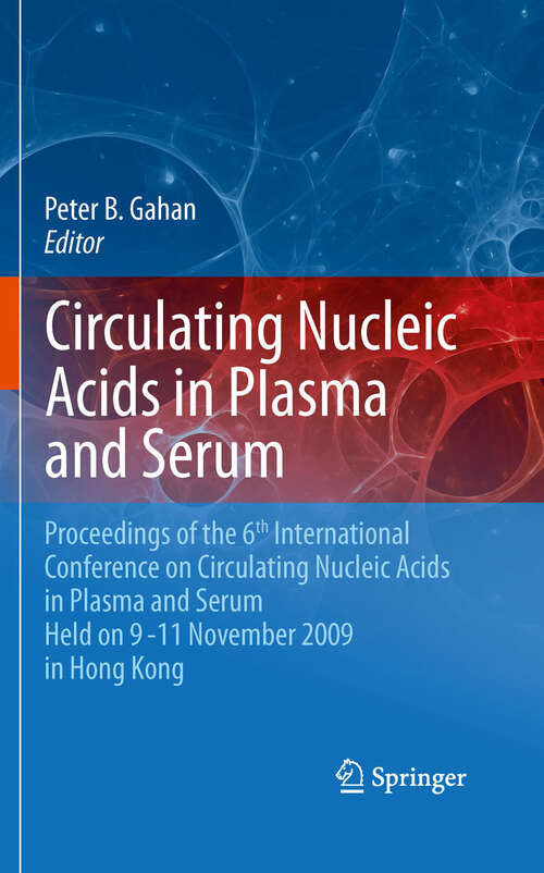 Book cover of Circulating Nucleic Acids in Plasma and Serum