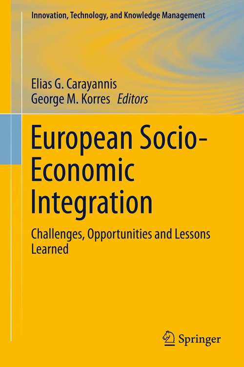 Book cover of European Socio-Economic Integration
