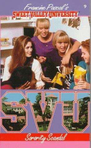 Book cover of Sorority Scandal (Sweet Valley University #9)