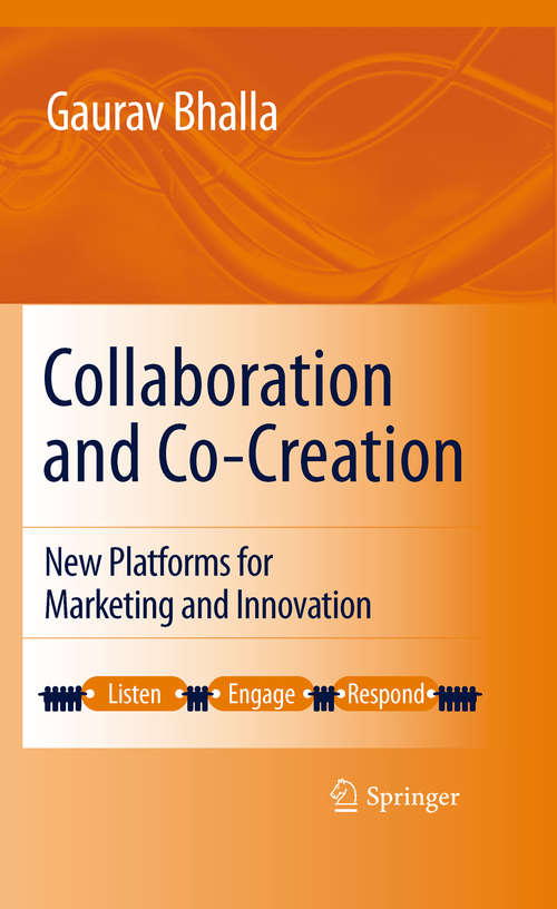 Book cover of Collaboration and Co-creation