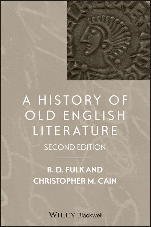 Book cover of A History of Old English Literature