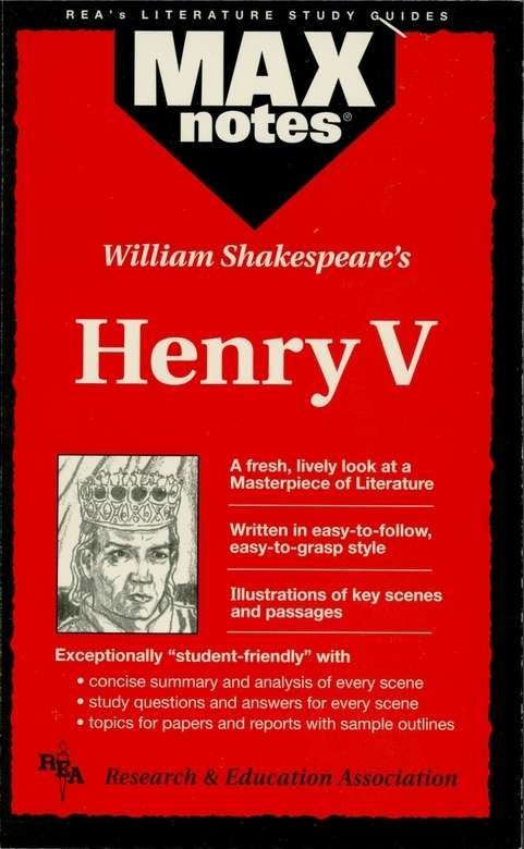 Book cover of Henry V (MAXNotes Literature Guides)