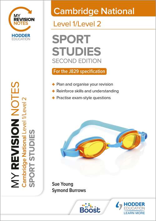 Book cover of My Revision Notes: Level 1/Level 2 Cambridge National in Sport Studies: Second Edition