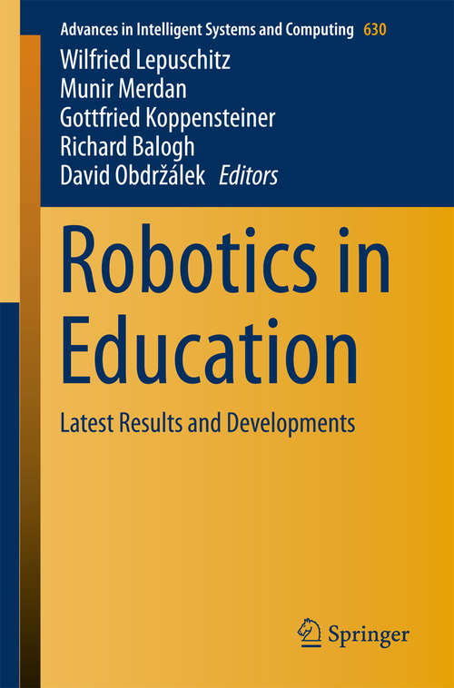 Book cover of Robotics in Education