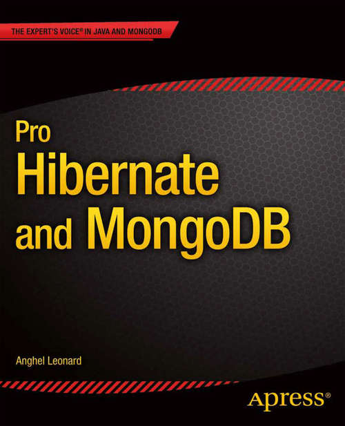Book cover of Pro Hibernate and MongoDB