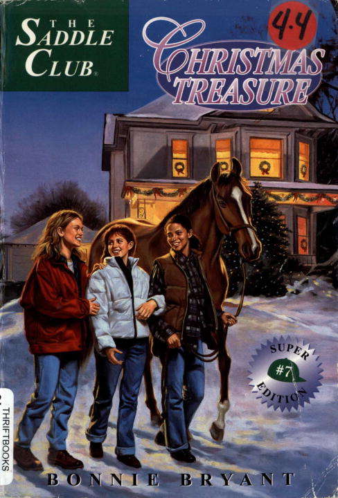 Book cover of Christmas Treasure (Saddle Club Super #7)