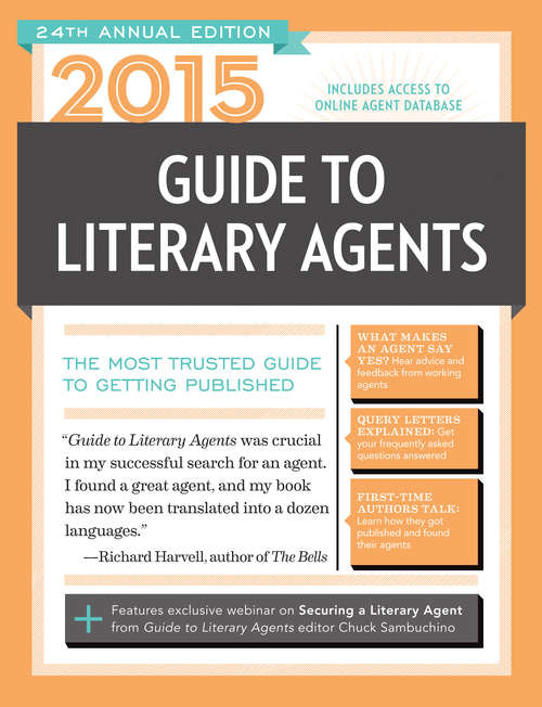 Book cover of 2015 Guide to Literary Agents