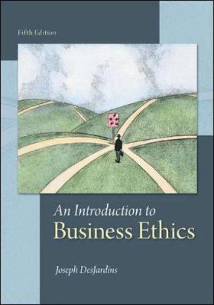 Book cover of An Introduction to Business Ethics, 5th Edition