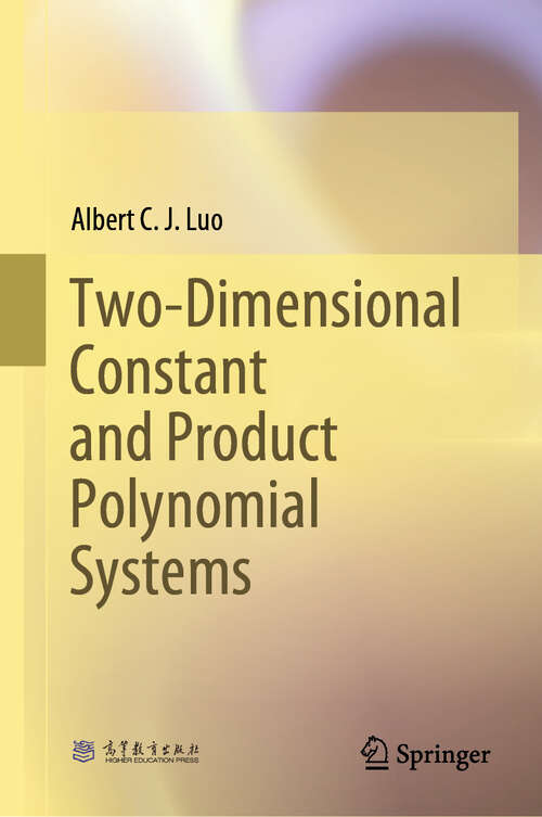 Book cover of Two-Dimensional Constant and Product Polynomial Systems