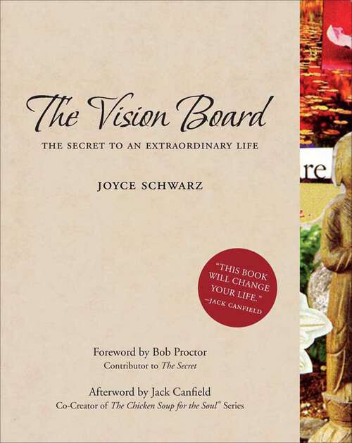 Book cover of The Vision Board: The Secret to an Extraordinary Life