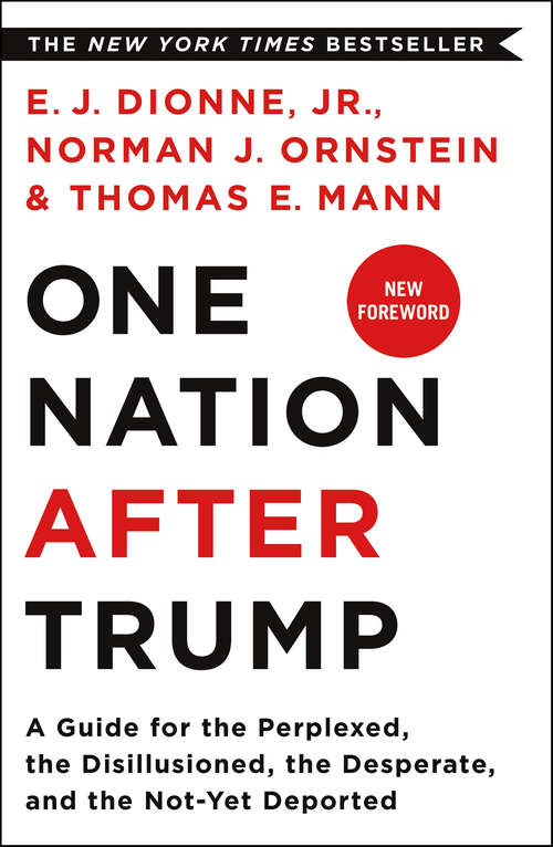 Book cover of One Nation After Trump: A Guide for the Perplexed, the Disillusioned, the Desperate, and the Not-Yet Deported