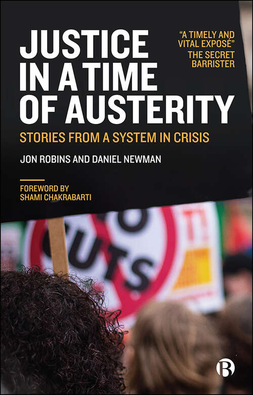 Book cover of Justice in a Time of Austerity: Stories From a System in Crisis