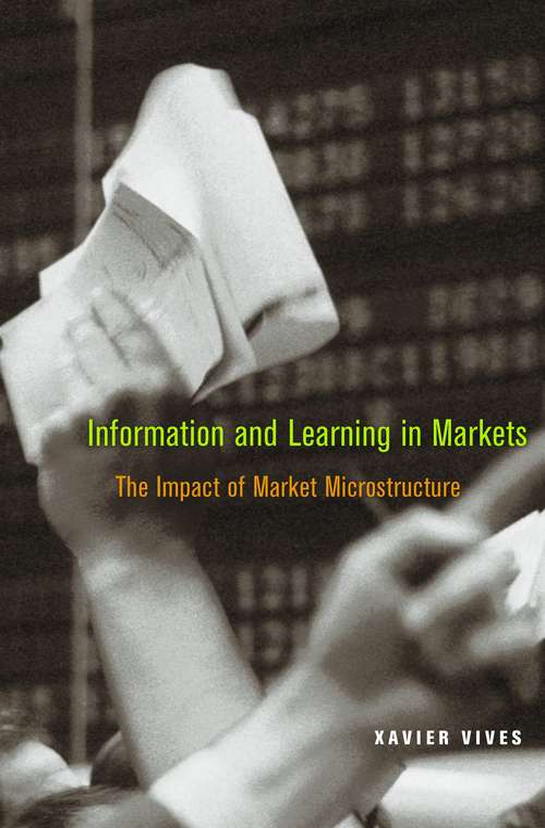 Book cover of Information and Learning in Markets