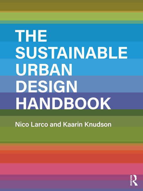 Book cover of The Sustainable Urban Design Handbook