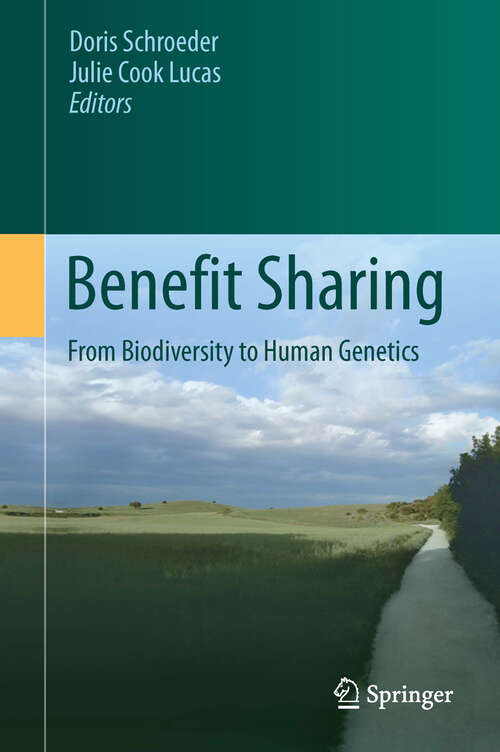 Book cover of Benefit Sharing: From Biodiversity to Human Genetics