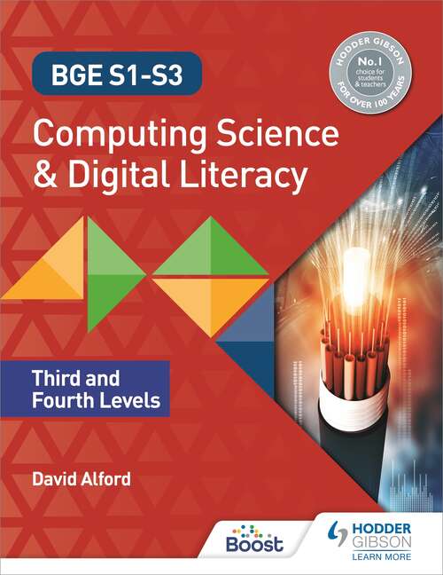 Book cover of BGE S1-S3 Computing Science and Digital Literacy: Third and Fourth Levels