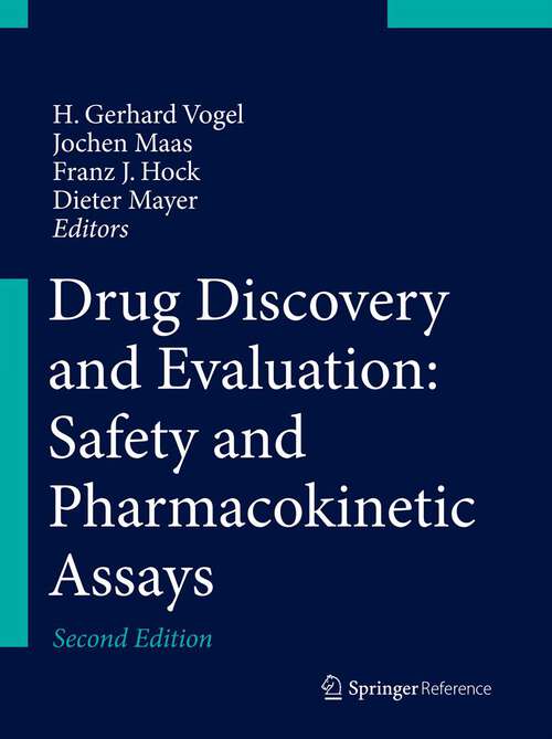 Book cover of Drug Discovery and Evaluation: Safety and Pharmacokinetic Assays