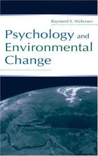 Cover image of Psychology and Environmental Change